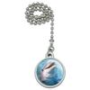 GRAPHICS & MORE Dolphin in The Ocean Ceiling Fan and Light Pull Chain view 1