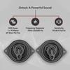 Rockville RV35.3A 3.5" 3-Way Car Speakers, 200W, Rich Bass, CEA Rated, Polypropylene Woofer, Butyl Surround, 1.2" PEI Tweeter, Perfect for Car Audio view 2