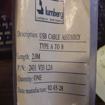 L-com CAUBLK Premium USB Cable Type A/B (5 Meters, Black)