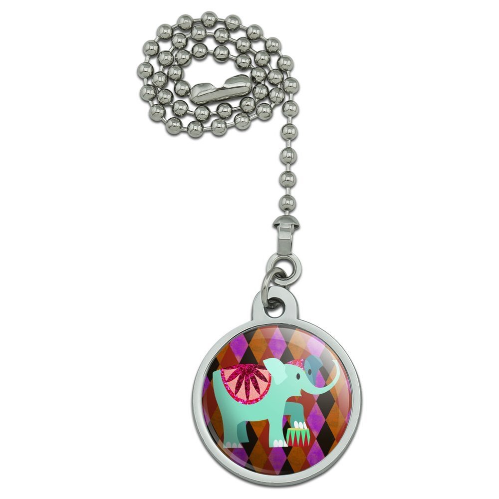 GRAPHICS & MORE Circus Elephant Ceiling Fan and Light Pull Chain