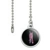 Ballet Slippers Pink Black Ballerina Dance Dancing Ceiling Fan and Light view 2