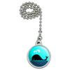 GRAPHICS & MORE Whale of A Time Ceiling Fan and Light Pull Chain view 1