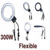 Ardinbir Photography Studio 300W 5400K Fluorescent Ring Lamp Light with Flexible Arm for Studio Lighting, Video Taking or Portrait view 1