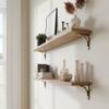 RCH Hardware BK-IR8206-122 Iron Old Country Shelf Bracket, 4.8 Inch, Antique Nickel view 2