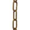 RCH Hardware CH-I-49M-AB Iron Chandelier Chain, Antique Brass (1 Foot) view 2