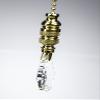 Crystal Gothic Cross Ceiling Fan Pull, 2.75"h with 12" Polished Brass Chain view 4