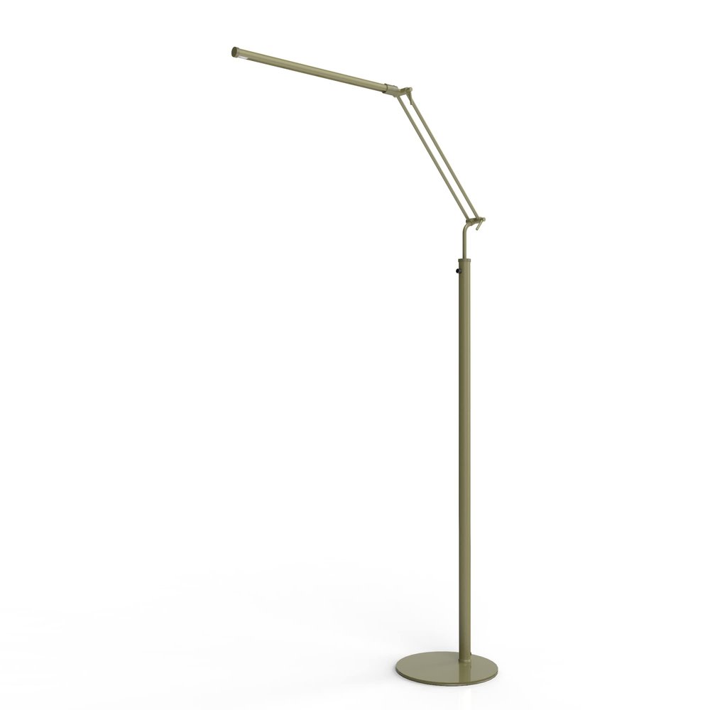 Cocoweb High Powered, dimmable, LED Floor Lamp - Fled-GPS (Antique Brass)