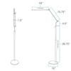 Cocoweb High Powered, dimmable, LED Floor Lamp - Fled-GPS (Antique Brass) view 2