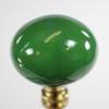 Hunter Green Ceramic Ball Lamp Finial 2.25" h view 4