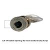 Crystal Small Teardrop Nickel Base Lamp Finial 2.25"h view 3