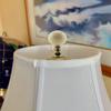 Ceramic 35mm Ivory Ball Antique Base Lamp Finial 2" h view 4