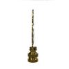 Polished Brass Pineapple Lamp Finial 3" h view 4