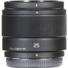 Panasonic LUMIX G Lens, 25mm, F1.7 ASPH, Mirrorless Micro Four Thirds, H-H025K (USA Black) view 3