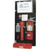 Wall Control, 35-P-3296BK, Pegboard, Round, 32 In. H, 96 In. W, Black view 2
