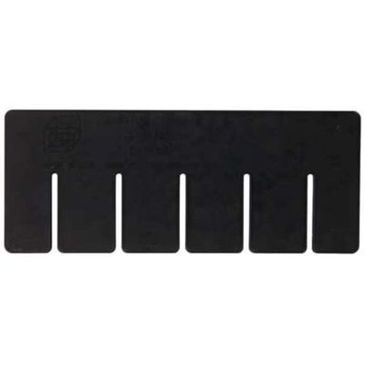 Quantum Storage Systems Plastic Divider, Black, 6 9/16 in L, 3 in H, 6 PK DS91035CO - 1 Each