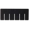 Quantum Storage Systems Plastic Divider, Black, 6 9/16 in L, 3 in H, 6 PK DS91035CO - 1 Each view 1