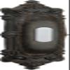 Quorum 7-310-44 Traditional Door Chime Button from Door Chimes Toasted Sienna Collection in Bronze/Dark Finish, view 1