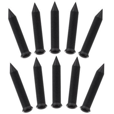UHPPOTE RFID Hard Plastic Nail EM4100 125Khz Waterproof Card for Patrol Mark Label (Pack of 50)