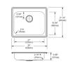 Elkay Dayton GE125214 Single Bowl Top Mount Stainless Steel Sink view 4