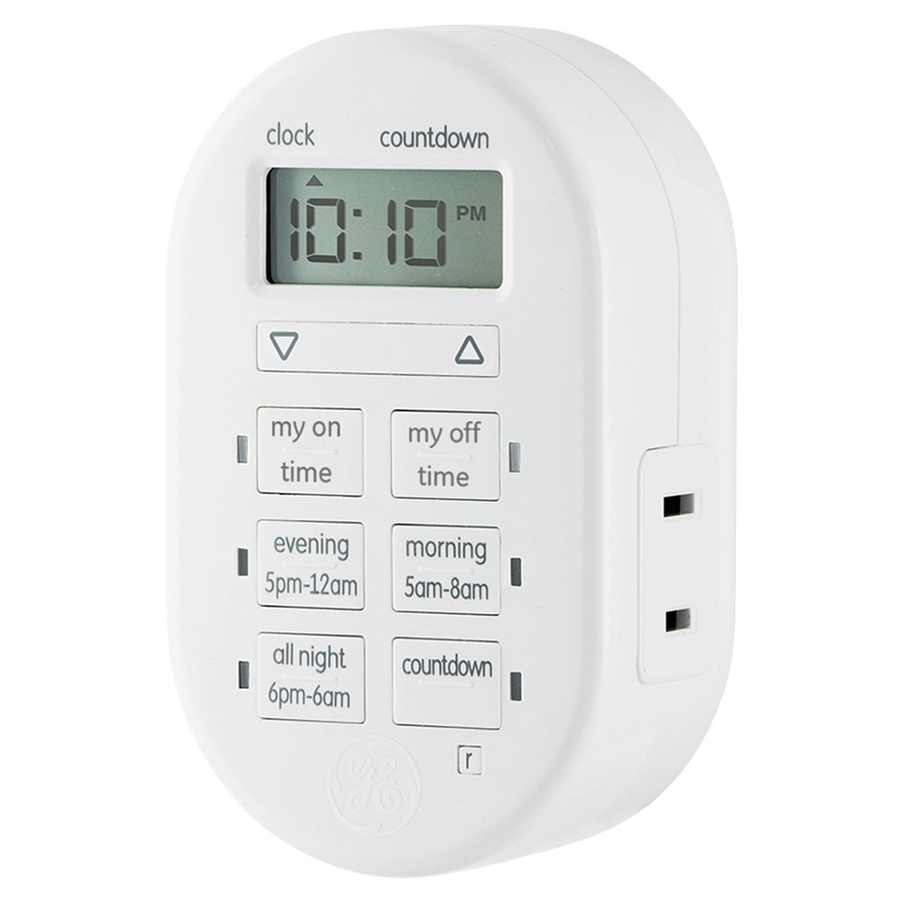 myTouchSmart Plug-in Digital Timer, 1 Polarized Outlet, White