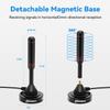 Chaowei Digital TV Antenna-DVB66 Portable Indoor Outdoor TV Antenna with Magnetic Base,16.5ft Long Cable,Omnidirectional Receiving-Support 4K 1080P TV view 2