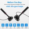 Chaowei Digital TV Antenna-DVB66 Portable Indoor Outdoor TV Antenna with Magnetic Base,16.5ft Long Cable,Omnidirectional Receiving-Support 4K 1080P TV view 3
