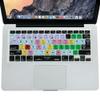 XSKN FCPX Shortcut Keyboard Skin, Final Cut Pro X 10 Silicone Keyboard Cover for MacBook Air 13, MacBook Pro 13 15 17, Retina (US & European ISO Keyboard) view 2
