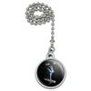 Female Gymnast on Vault Pommel Horse Gymnastics Ceiling Fan and Light Pull view 1