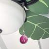Breast Cancer Awareness Pink Support Ribbon Ceiling Fan and Light Pull view 3