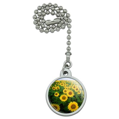 GRAPHICS & MORE Field of Sunflowers Ceiling Fan and Light Pull Chain