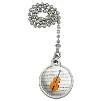 GRAPHICS & MORE Cello Sheet Music Notes Treble Clef Ceiling Fan and Light Pull Chain