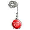 GRAPHICS & MORE Remove Before Flight Airplane Warning Ceiling Fan and Light Pull Chain view 1
