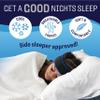 CozyPhones Sleep Headphones - Over Ear Headphones from Ultra Thin Cool Mesh Wired for Side Sleepers, Meditation, Running, Laptop, and Phone - Blue view 4