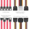 Qook Hard Drive Connector Pack: 4in1 SATA Data & Power Splitter Cables (6-pack) view 2