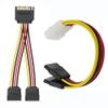 Qook Hard Drive Connector Pack: 4in1 SATA Data & Power Splitter Cables (6-pack) view 4