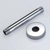 Purelux Ceiling Mount Shower Arm 6 Inches Water Outlet PJ0611 Made of Stainless Steel Straight Shower Arm with Gasket Flange, Chrome Finish view 2