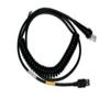 Honeywell CBL-500-300-C00 USB Coiled Cable, Type A, 5V Host Power, 3 m/9.8-ft. Length, Black view 3