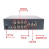 Evertech 8 Channel Analog CCTV Video Multiplexer Color Quad Processor Screen Splitter with Remote Control view 2