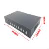 Evertech 8 Channel Analog CCTV Video Multiplexer Color Quad Processor Screen Splitter with Remote Control view 3
