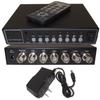 Evertech Office Home Analog Video Security Camera CCTV Color Quad Splitter Processor 4 Channel/Port Real Time with Remote Control (Silver or Black Casing) view 3