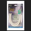 Whedon Shower Hose 1/2" Brass, Chrome Plated Brass, Nylon, White view 1