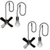 Harbor Breeze Ceiling Fan Pull Chain (2 Pack, Brushed Nickel) view 1