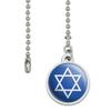 Star of David Jewish Israel Ancient Religion Symbol Ceiling Fan and Light view 2