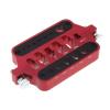 ShareGoo Aluminum Welding Soldering Insulate Station Jig RC Tools for XT60 XT90 T Plug Banana Plug Connector,Red view 1