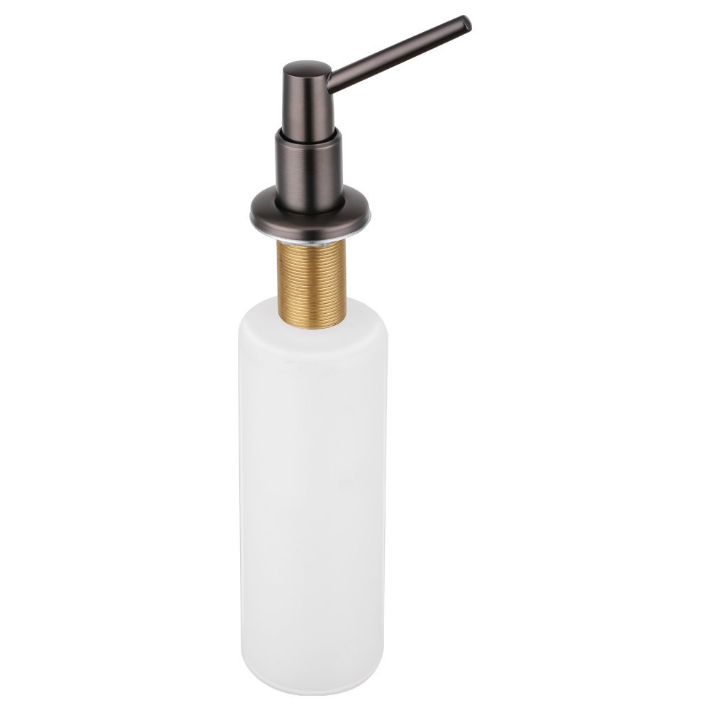Pacific Bay Edgewood Countertop Soap and Lotion Dispenser (Venetian Bronze)