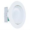 Westgate 10W 4 inch Adjustable LED Retrofit Downlight with Integrated Smooth Trim Dimmable LED Recessed Light Fixture Damp Location Rated 120V Energy Star (4100K Cool White 1 Pack) view 1