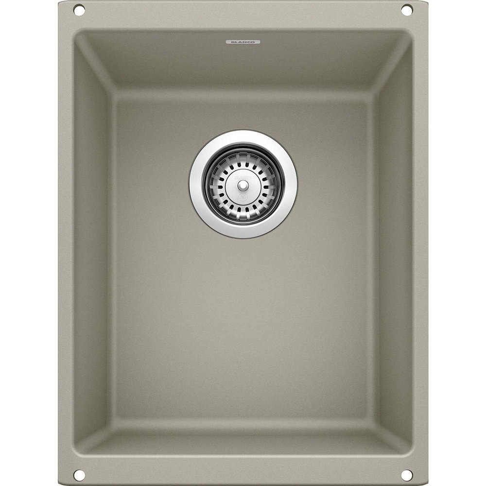 BLANCO 517676 PRECIS SILGRANIT Medium Undermount Kitchen Sink, Truffle