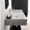 Scarabeo 8031/R-60-One Hole Teorema Rectangular Ceramic Wall Mounted/Vessel Sink, White view 3