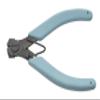 Xcelite 134CG Hard Wire Cutter, Transverse End Cutter, Flush Jaw 5.45" Length, 9/16" Jaw Length, Blue Cushion Grip Handle view 1