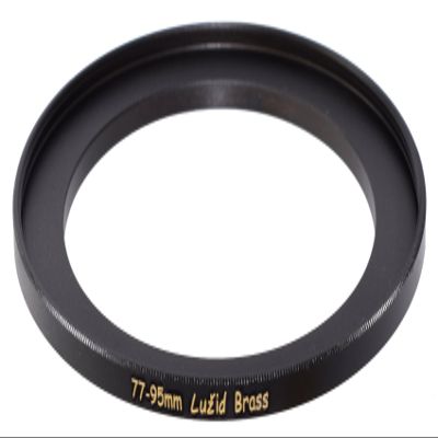LUID X2 Brass 77mm to 95mm Step Up Filter Ring Adapter 77 95 Luzid
